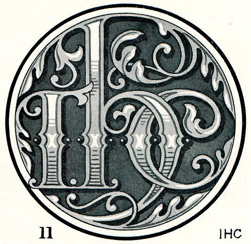 Typeverything.com Â IHC. FromÂ Art of Signwriting, 1954. #ihc