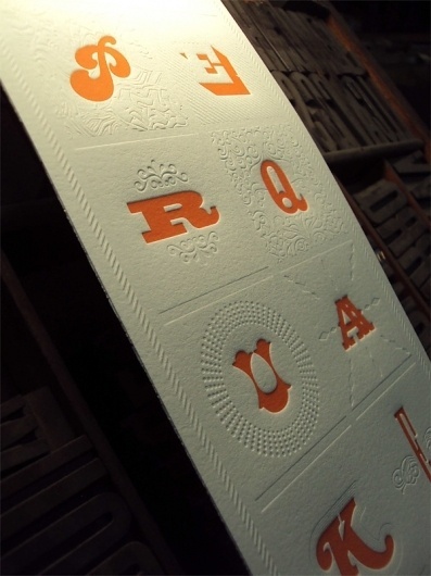 HyperQuake 10th Anniversary Letterpress Poster - FPO: For Print Only #card #embossed #poster #typography