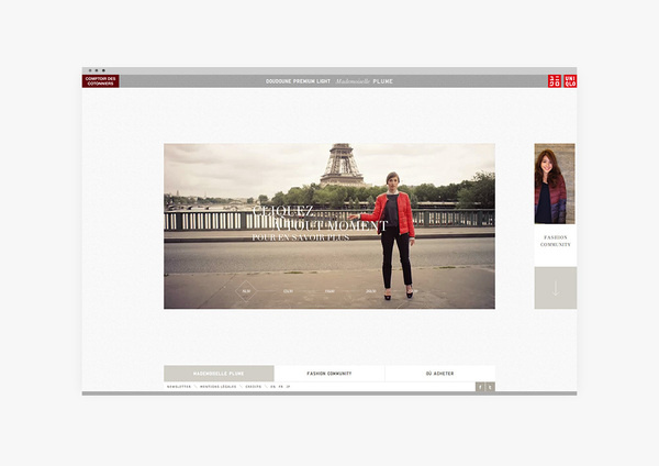 Martin Silvestre Uniqlo #interactive #design #graphic #grid #webdesign #layout #web