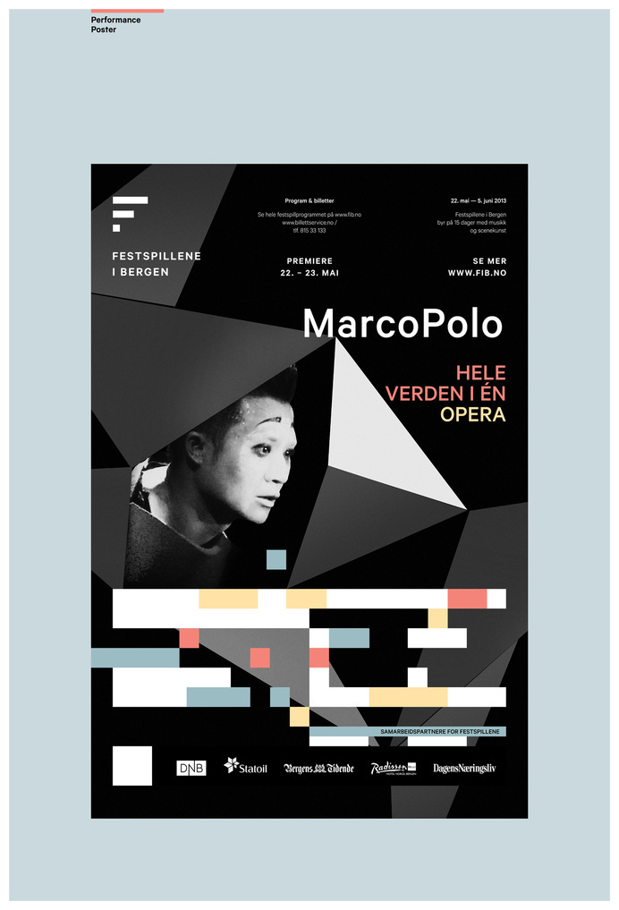 European Design - Bergen International Festival Identity #xx