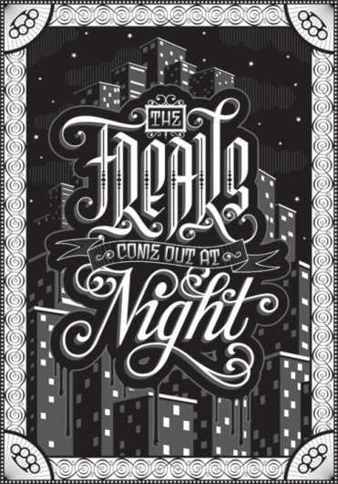 Typeverything.com - "The Freaks" Poster - Typeverything #lettering #design #poster
