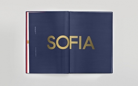 Sofia by Pelli Clarke Pelli Architects on the Behance Network #brand #identity #book #stationary