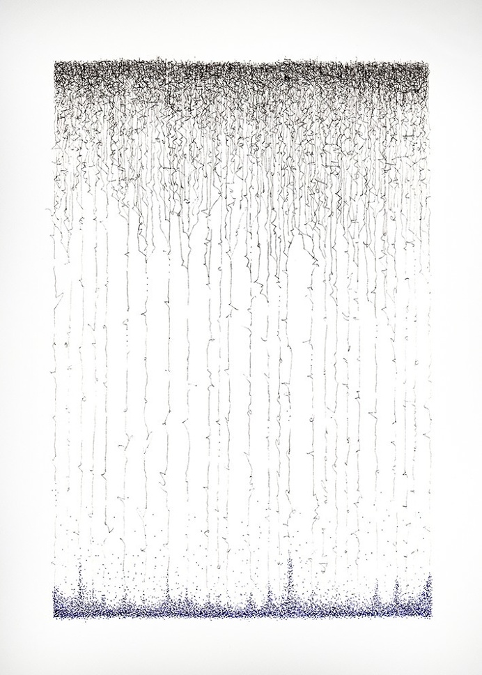 Forest by Zans // #drawing #pointillism #abstract #illustration #art #minimal #minimalism