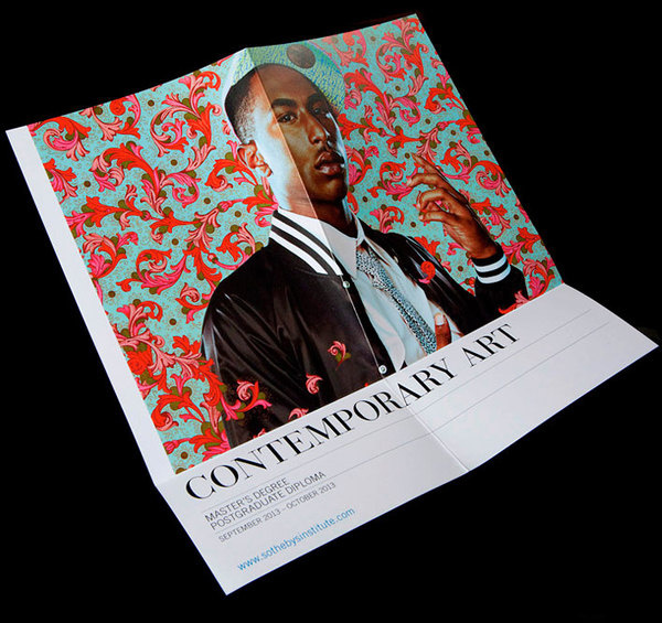 Sotheby's contemporary art flyer by Ascend Studio #dm #contemporary #flyers #poster #art