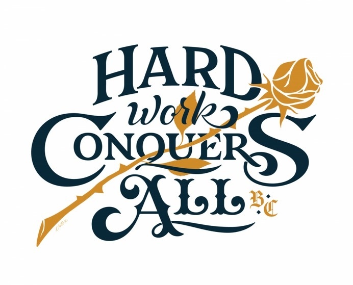 Chin Up Champ — Friends of Type #inspiration #lettering #type #hand #typography