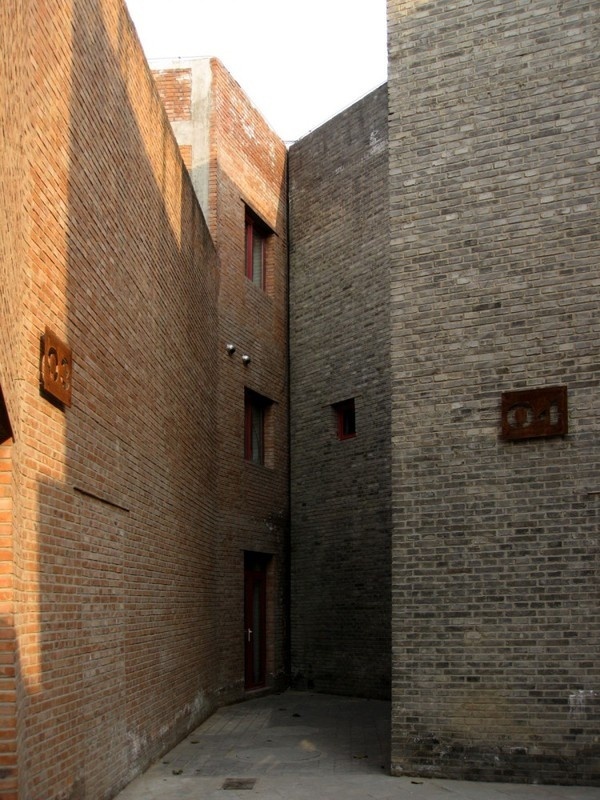 Grey Brick Galleries, Red Brick Galleries, Three Shadows Photographic Centre by Ai Weiwei at Cao Chang Di, Beijing #brick #masonry #architecture #facades