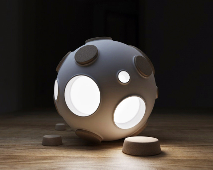 Armstrong ovni lumineux par Constantin Bolimond et Maxim Ali #lamp #armstrong #light #design