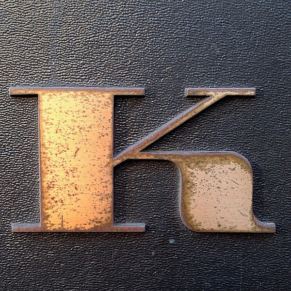 K #typography