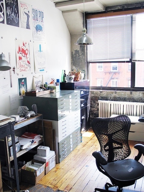 ChrisSNeal_flatfilesandchair #interior #workplace #design #studio