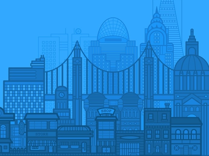 Trivantis City Illustration #illustration #city #trivantis