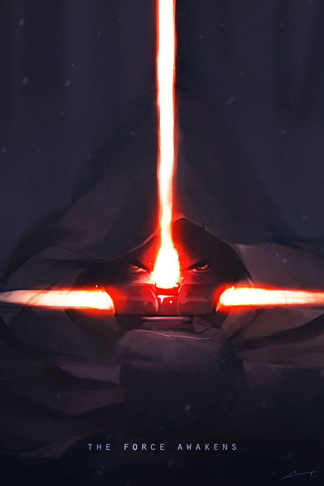 There's Already Amazing Star Wars: Episode VII Fan Art #lightsaber #george #sword #fi #sci #wars #force #hilt #star #film #poster #art #fan #lucas #awakens