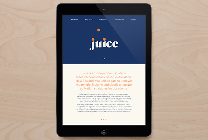 Juice by Christopher Doyle & Co. #website