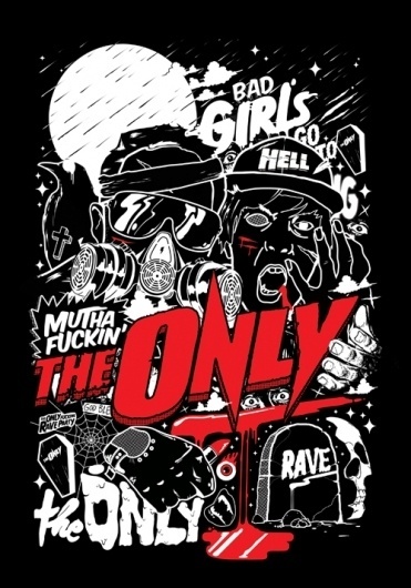 The Only #gig #the #artwork #illustration #poster #only #band