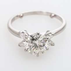 Damenring m. 1 Brillant 1,57 ct