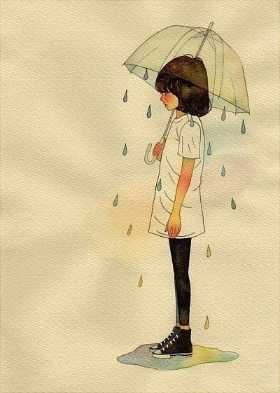Under the umbrella