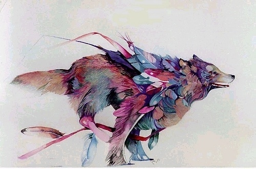 nonclickableitem #illustration #animal #wolf