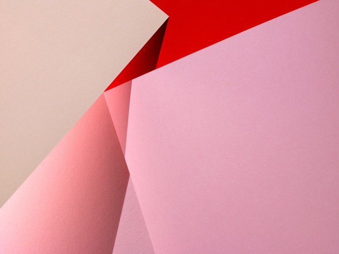 Colour, carl kleiner, pink, abstract, shapes