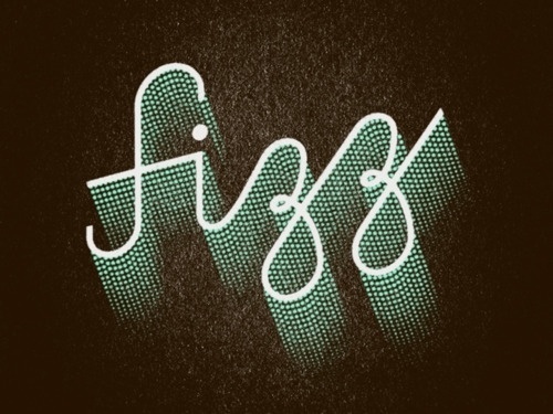 Tumblr #halftone #lettering #jeff #fizz #type #jarvis #typography