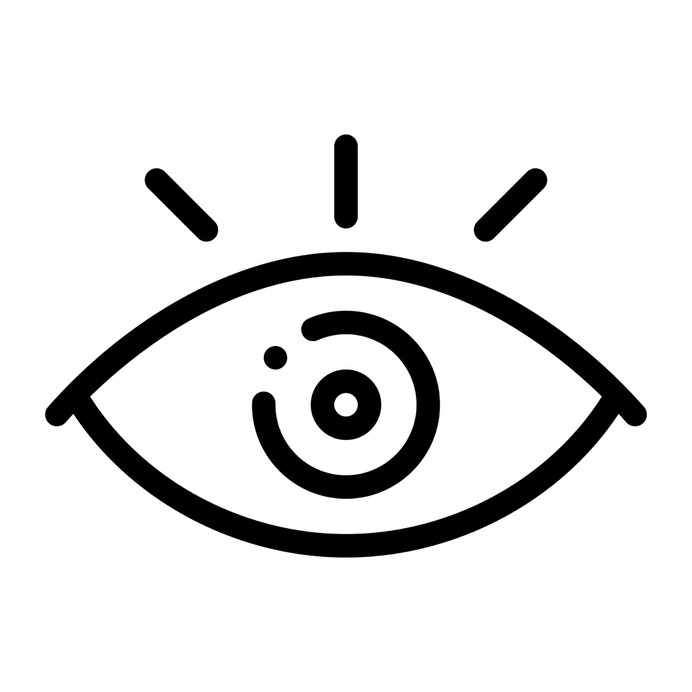 See more icon inspiration related to eye, vision, view, optic, shapes and symbols, healthcare and medical, ophthalmology, visibility, eyeball, optical, visible, eyes, interface and medical on Flaticon.
