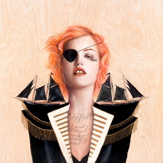 Chairmaine Olivia Illustrations | Trendland: Fashion Blog & Trend Magazine #olivia #chairmaine #pirate