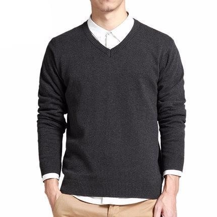 gentclothes: "Dark Grey V-Neck Sweater - Use code TUMBLR10 to get 10% OFF! "
