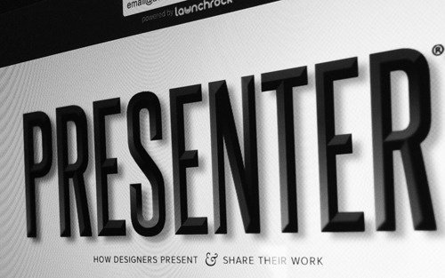 • PRESENTER is now on Behance! #responsive #design #web #typography