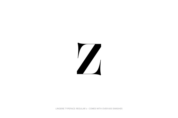 Lingerie Typeface - The Most Advanced Typeface For Fashion And Luxury by Moshik Nadav Typography #Lingerie #Typeface #Fashion #FashionTypogr