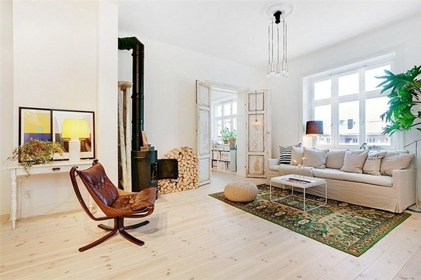 Vy mot arbetsrum/sovrum #interior #design #stockholm #decoration