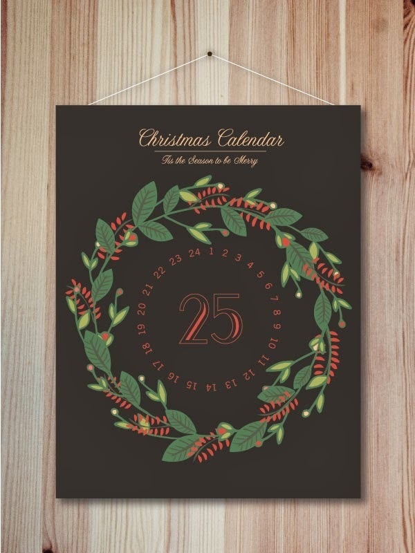 West end girl #days #calendar #christmas #poster #25