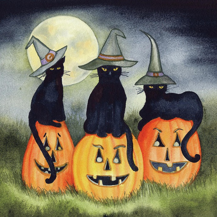 beginner easy halloween paintings & paint by numbers #painting