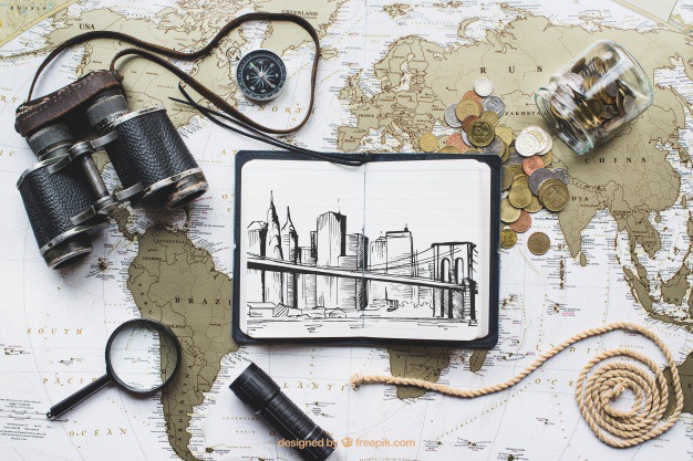 World travel concept Free Psd. See more inspiration related to Mockup, Vintage, Travel, Money, Paper, Map, Retro, World map, World, Mock up, Glass, Drawing, Rope, Compass, Adventure, Decorative, Magnifying glass, Tourism, Vacation, Cash, Trip, Holidays, Coins, Magnifier, Journey, Up, Torch, Vintage paper, Binoculars, Concept, Traveling, Vintage retro, Traveler, Explore, Magnifying, Worldwide, Composition, Mock and Touristic on Freepik.