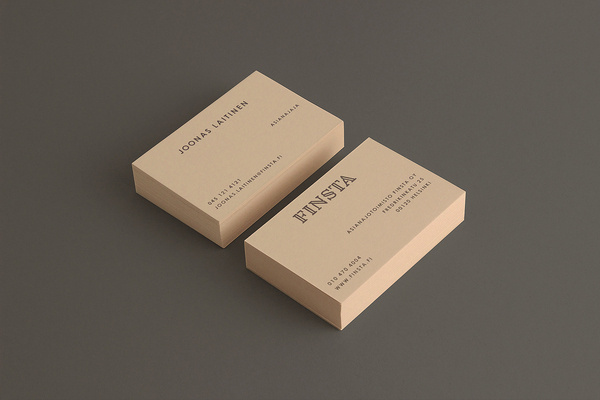 Finsta — Werklig #card #business