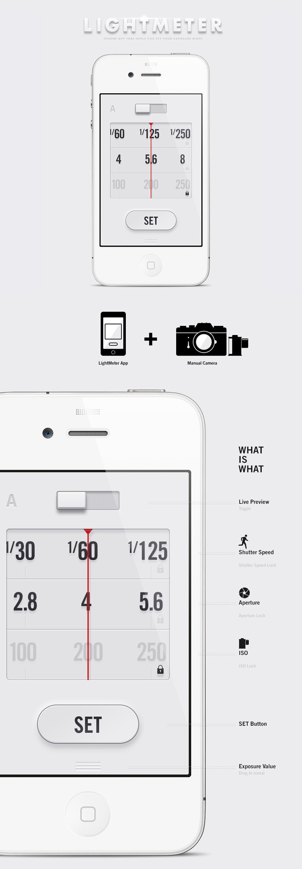 Lightmeter App Anton Repponen #design #app #interactive