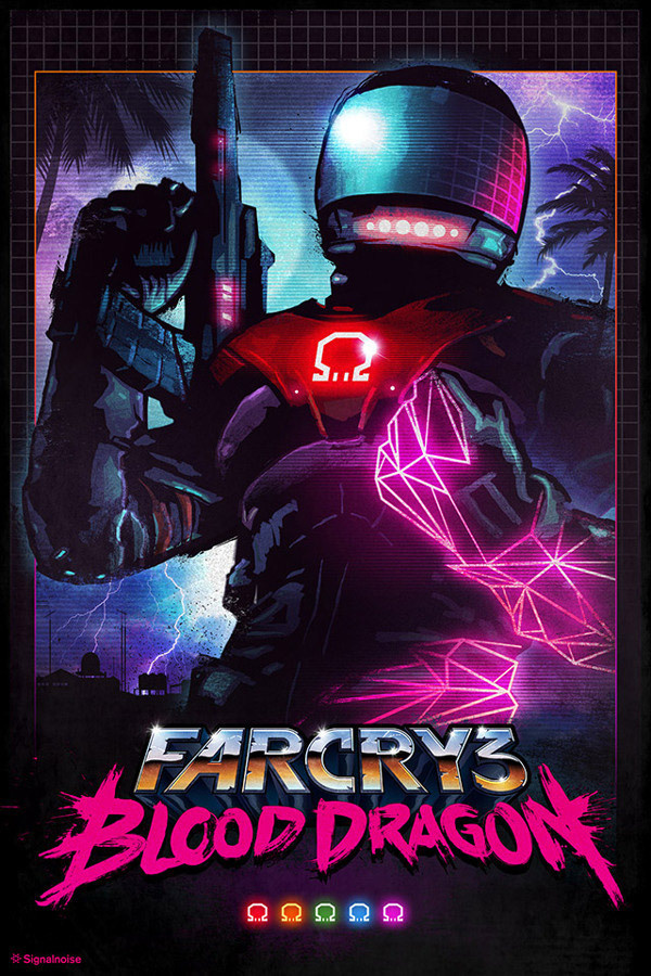 Far Cry 3 Blood Dragon by James White #blood #dragon #white #cry #signal #james #far #80s #noise