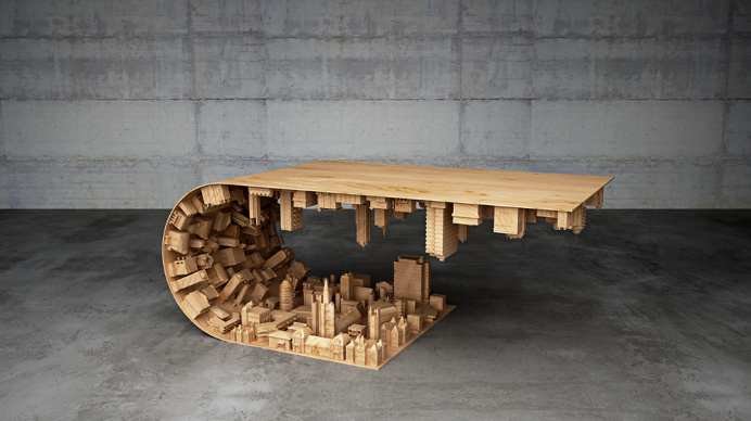 Wave City Coffee Table