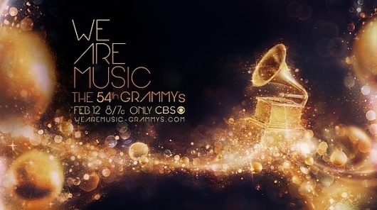 The 54th Grammy's - We Are Music on the Behance Network #motion #tbwa #grammys #music #graphics