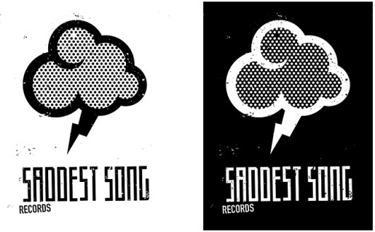 Saddestsong records - MADGAS | Art director & graphic designer #logo #cloud