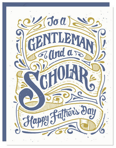 Gentleman #design #55his #greetingcard #vintage #type