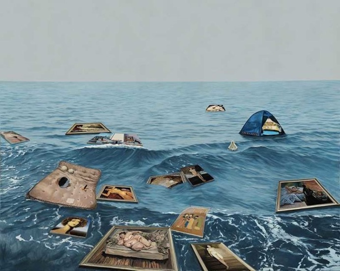A Floating World: Surreal Acrylic Paintings by Lai Shengyu and Yang Xiaogang