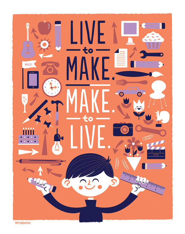 Live to make… #illustration