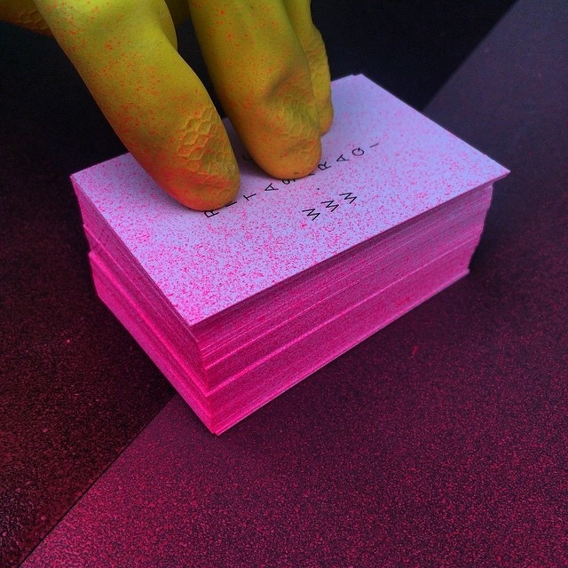 #NEW #fluoro #businesscards #bc #gradient #graphic #experiment for @ritasaraqi #clleanc #shpajzi