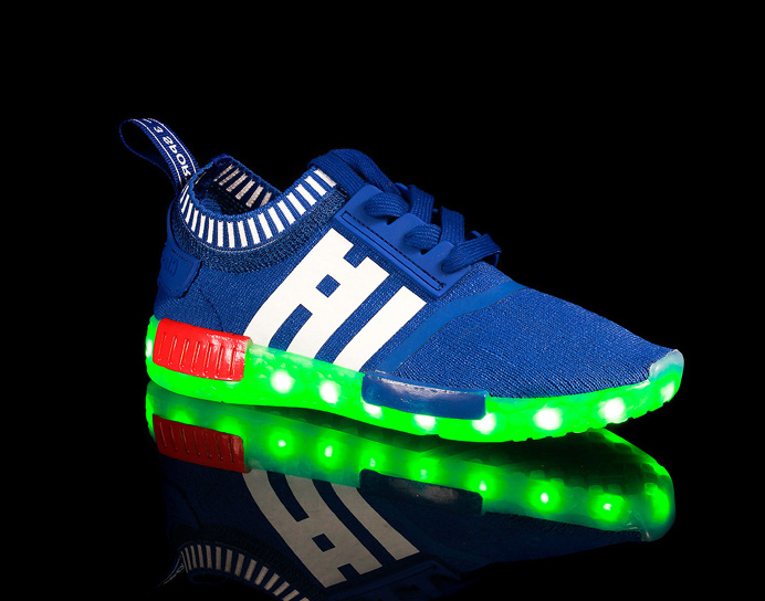 New fluorescent shoes luminous shoes LED USB interface