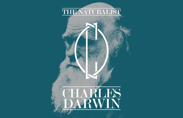 Logotypes for Legendary Scientists by Alan Betacourt (2) #history #charles #darwin #typography