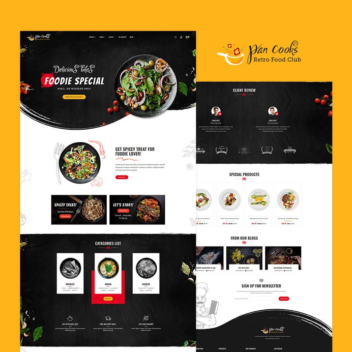 #Pan #Cooks - #Delight #Foods - #Prestashop #Responsive #Theme | #TemplateTrip #eCommerce #Website #Design #Template