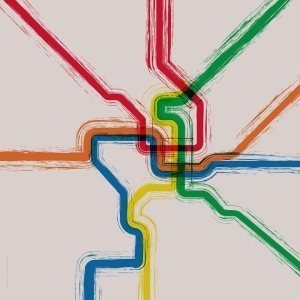 map subway tube painting