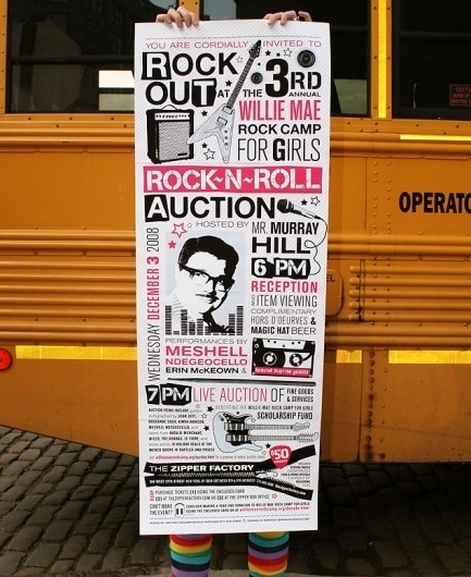 Willie Mae Rock Camp for Girls | WORKSHOP #event #design #graphic #illustration #poster