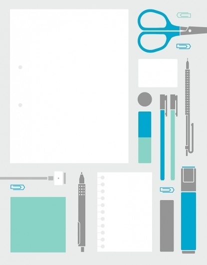 Sam Dallyn - My Desk #icon #paperclip #desk #lamy