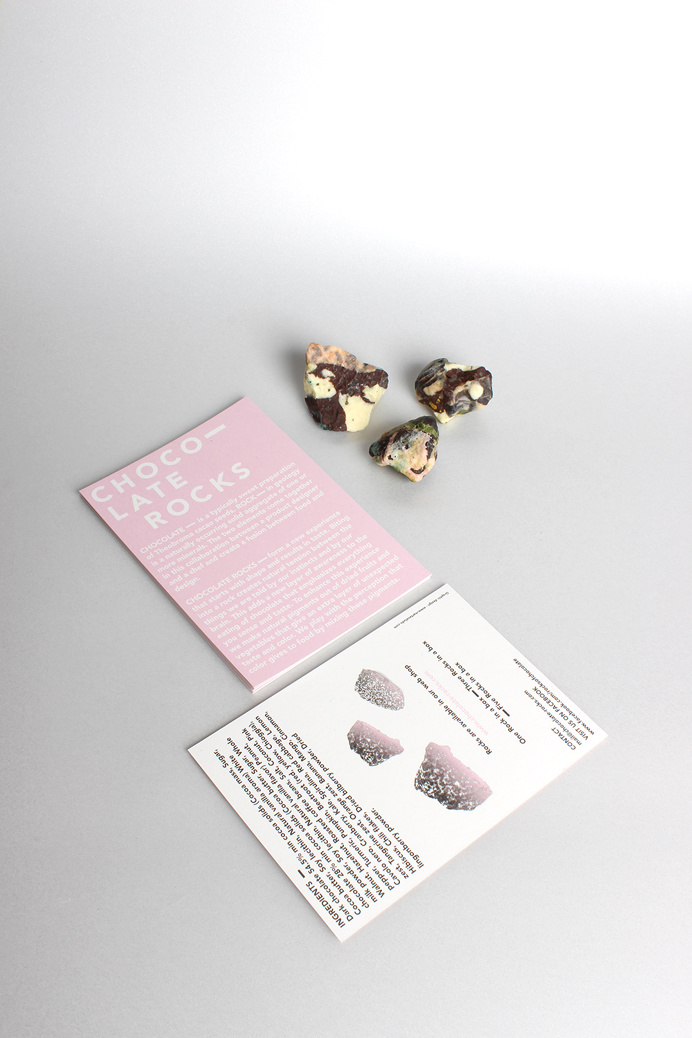 chocolate rocks new packaging design package branding amsterdam pink minimal beautiful design by designblog inspiration www.mindsparklemag.c