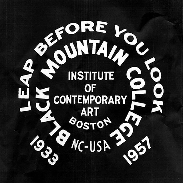 Exhibition identity for the Black Mountain College exhibition on display at The Institute of Contemporary Art Boston through January 24th, 2016. Don't miss it if you're in Boston!