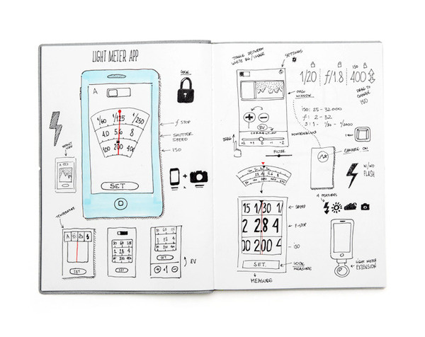 LightMeter App - Anton Repponen #interface #ui #iphone #app #lightmeter